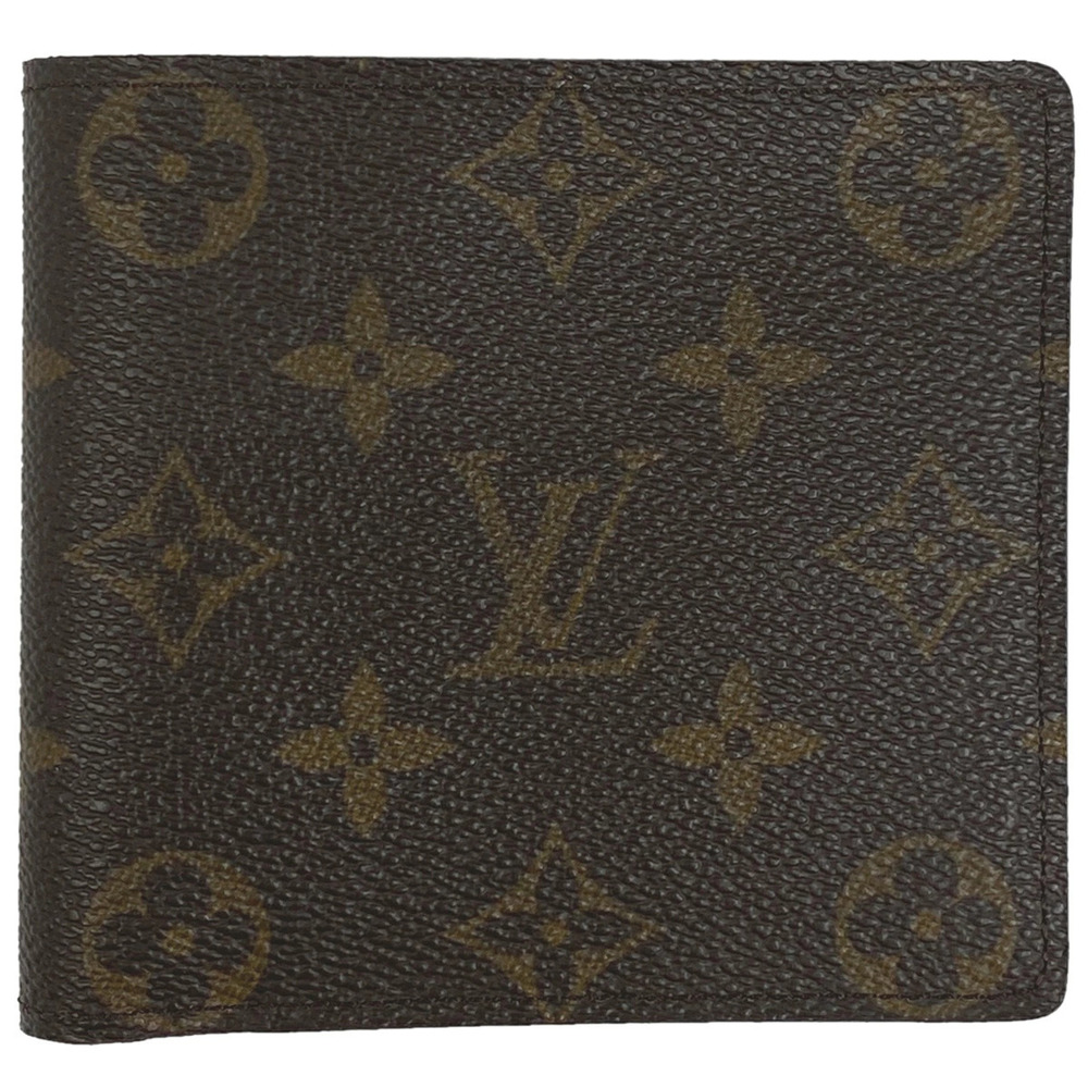 Louis Vuitton Portefeuille Cartes Credit Bifold Wallet Monogram Brown